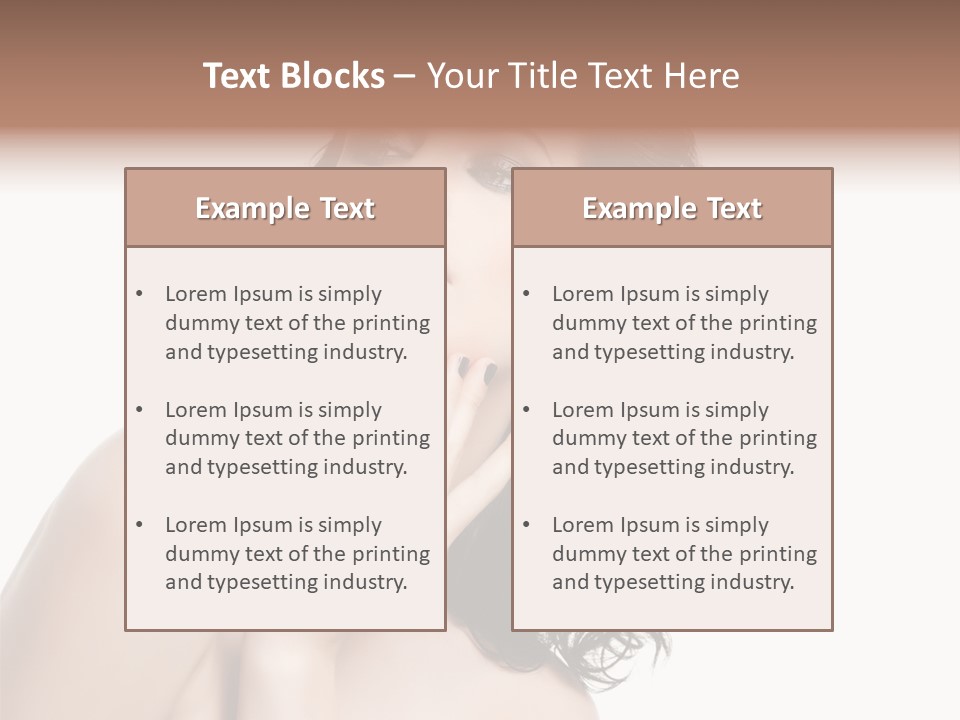 Beauty Romance Space PowerPoint Template