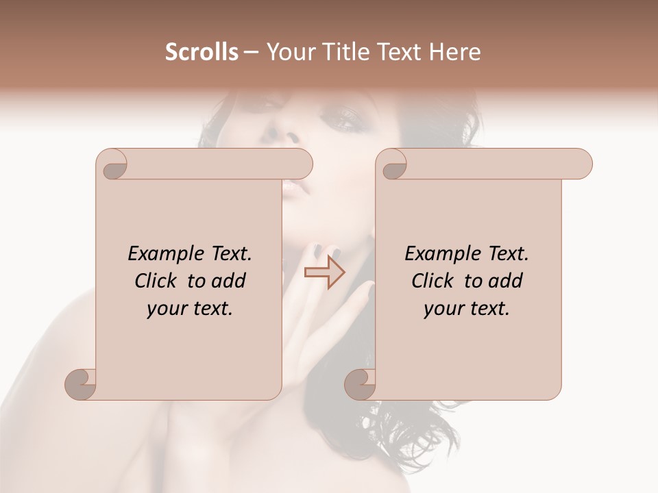 Beauty Romance Space PowerPoint Template