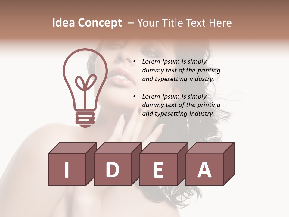 Beauty Romance Space PowerPoint Template