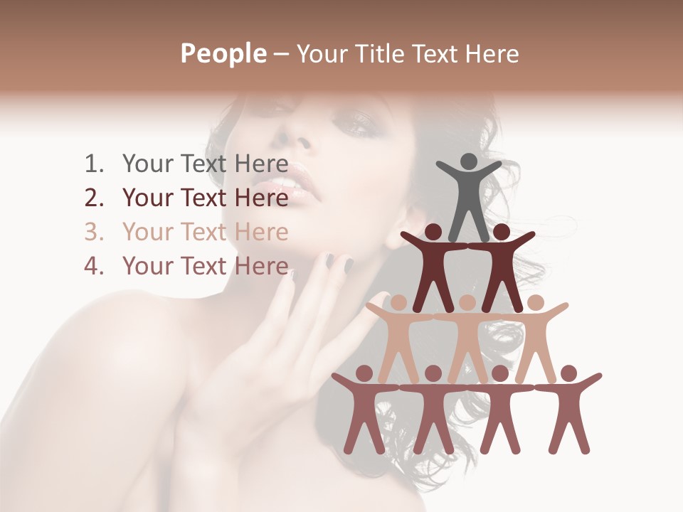 Beauty Romance Space PowerPoint Template