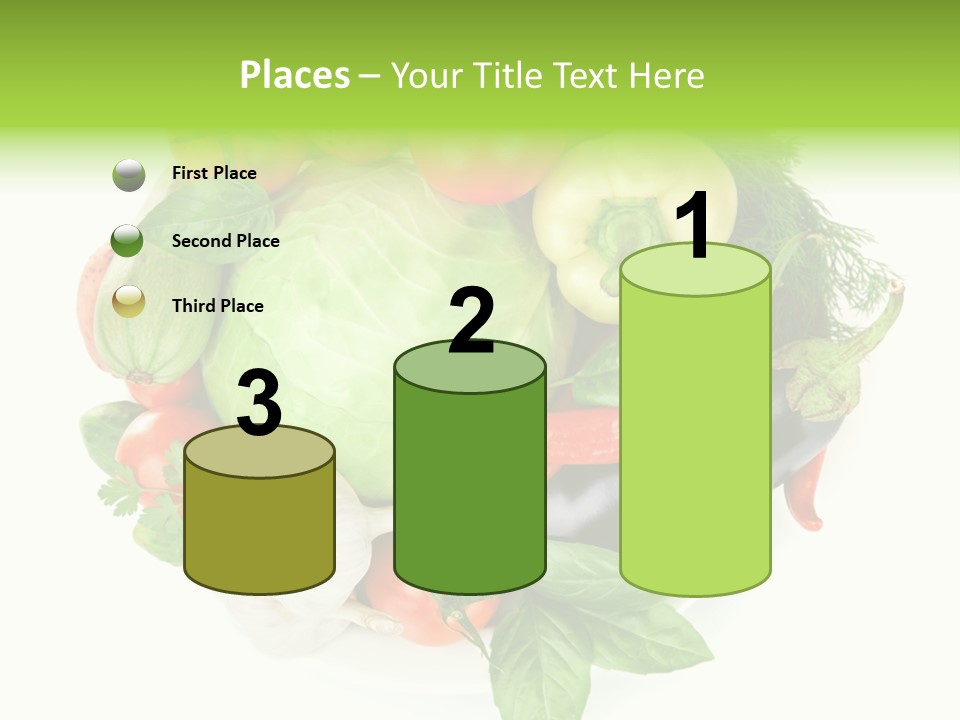 Isolated Orange Organic PowerPoint Template