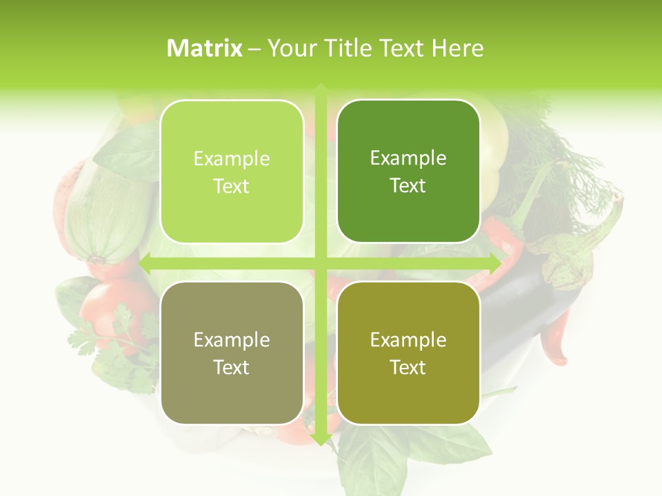 Isolated Orange Organic PowerPoint Template