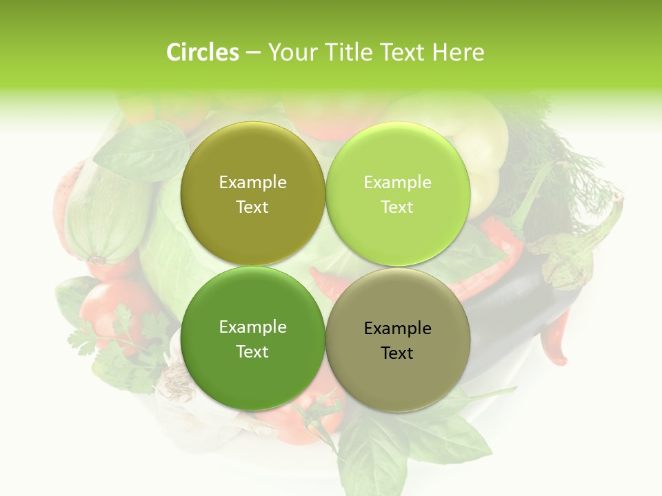 Isolated Orange Organic PowerPoint Template