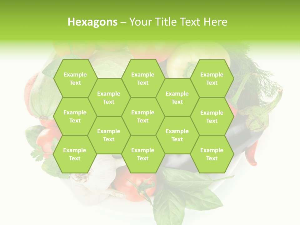 Isolated Orange Organic PowerPoint Template