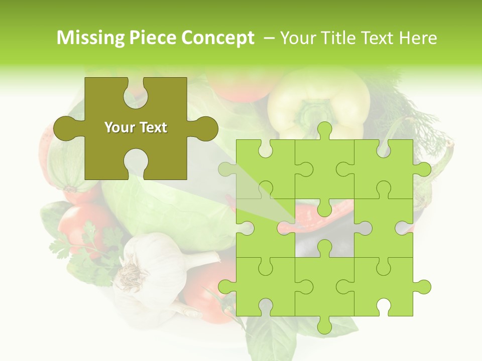 Isolated Orange Organic PowerPoint Template