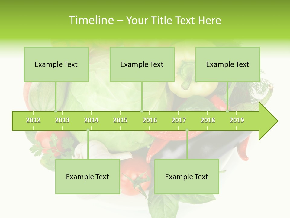 Isolated Orange Organic PowerPoint Template