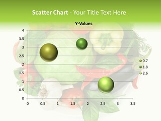 Isolated Orange Organic PowerPoint Template