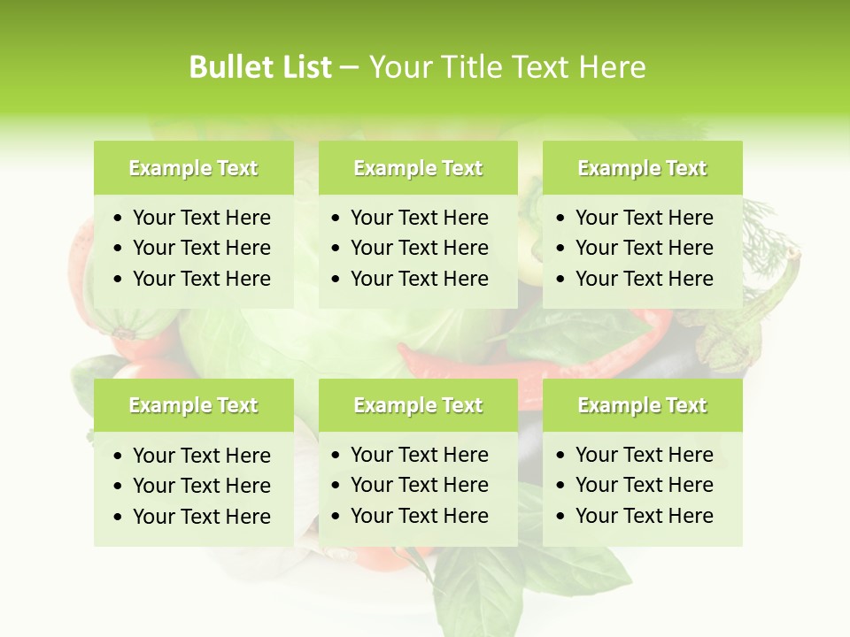 Isolated Orange Organic PowerPoint Template