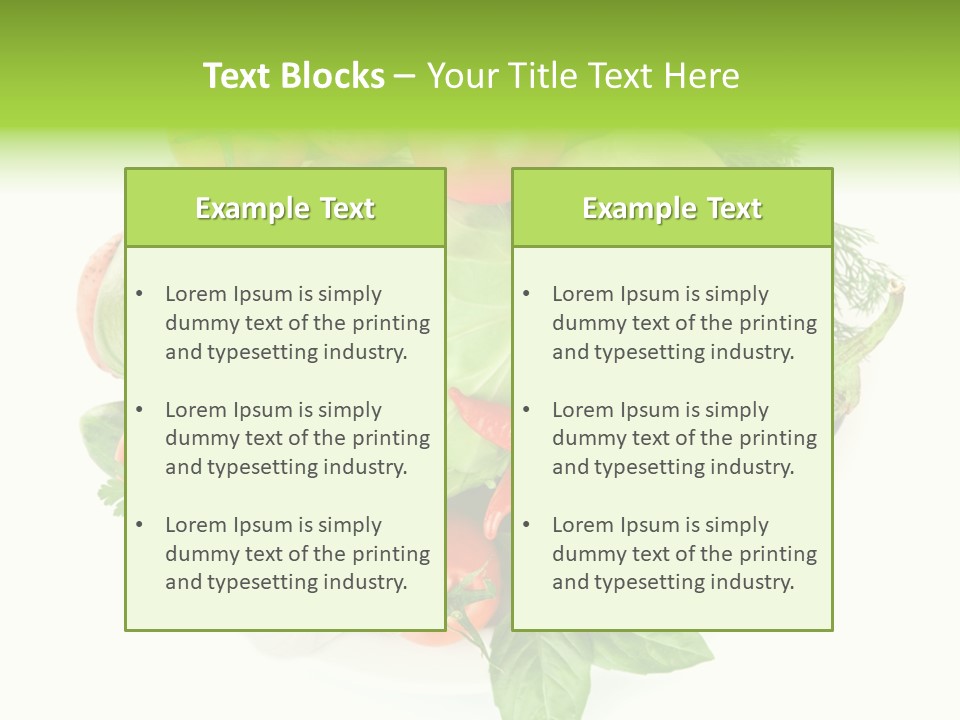 Isolated Orange Organic PowerPoint Template