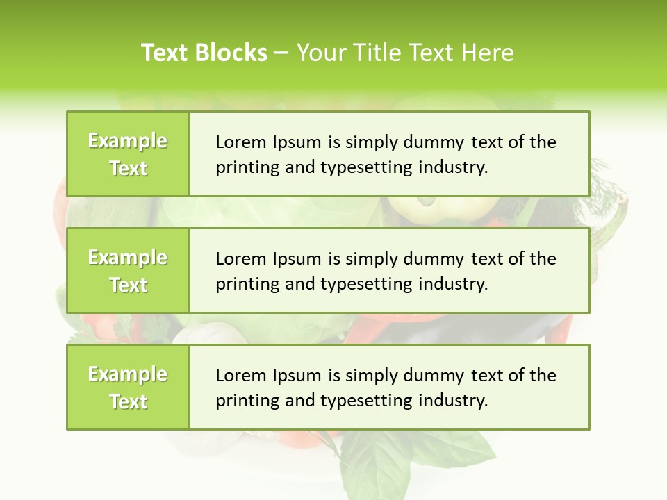 Isolated Orange Organic PowerPoint Template