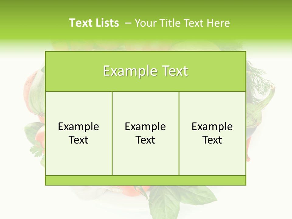 Isolated Orange Organic PowerPoint Template