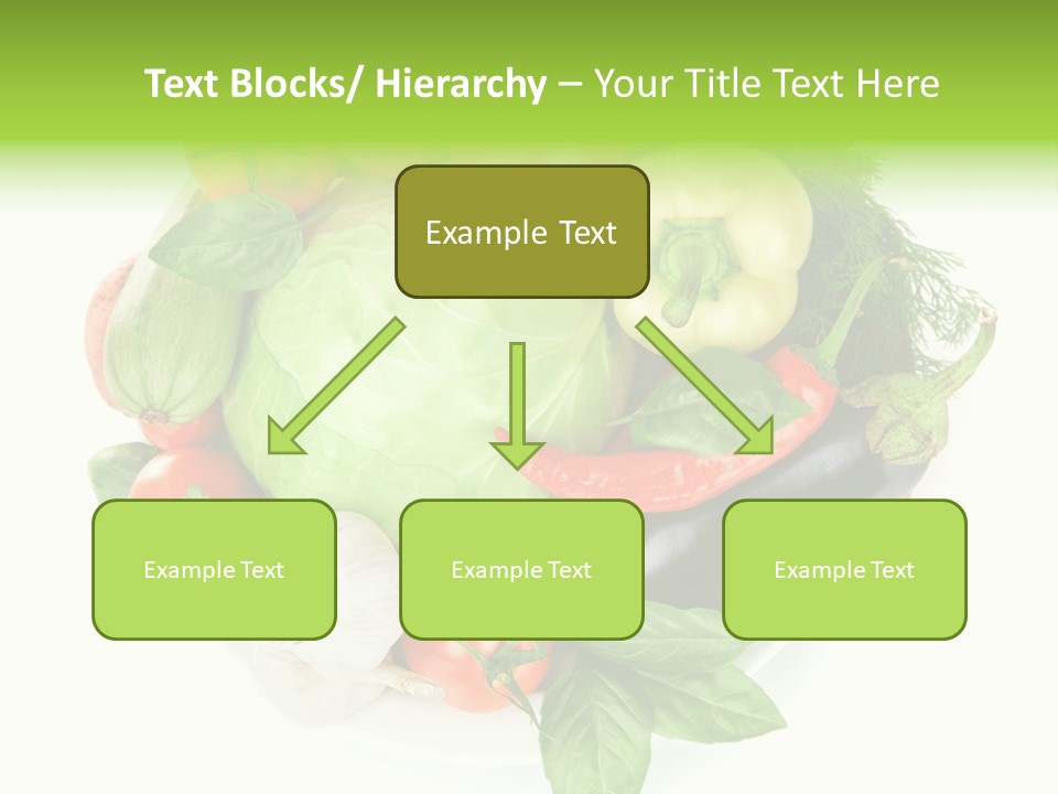 Isolated Orange Organic PowerPoint Template