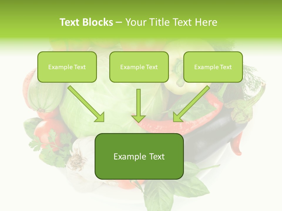 Isolated Orange Organic PowerPoint Template