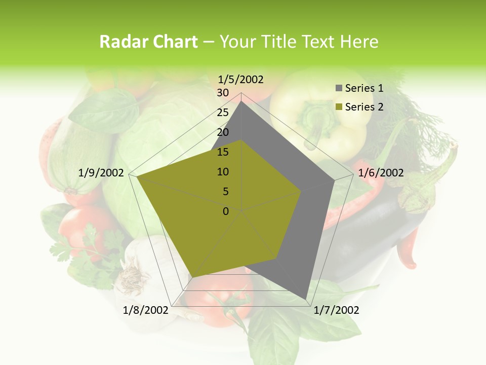 Isolated Orange Organic PowerPoint Template