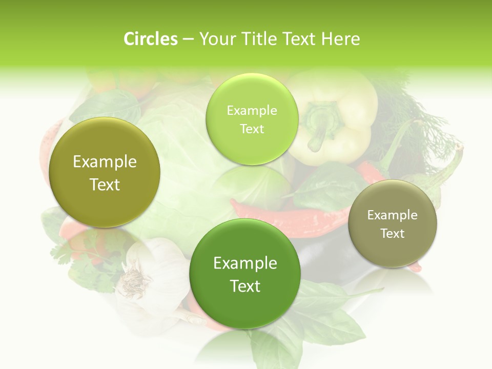 Isolated Orange Organic PowerPoint Template