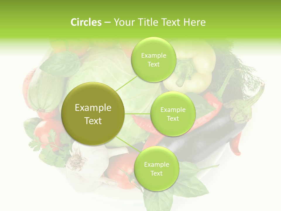 Isolated Orange Organic PowerPoint Template