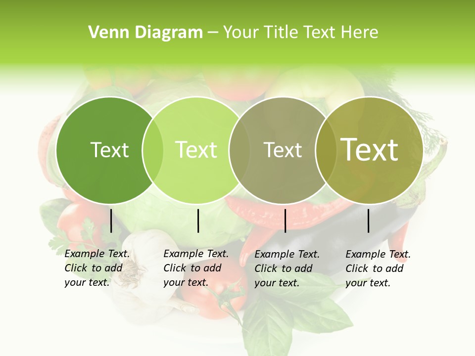 Isolated Orange Organic PowerPoint Template