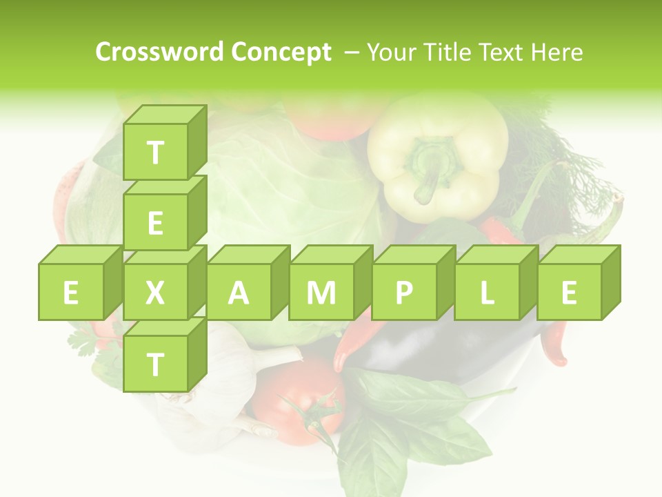 Isolated Orange Organic PowerPoint Template