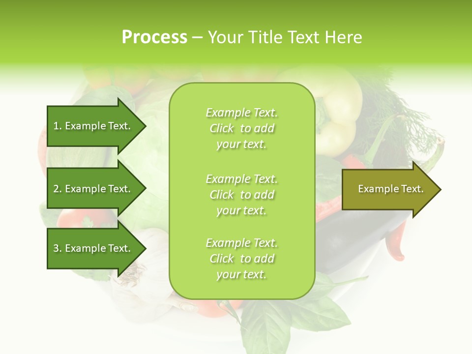 Isolated Orange Organic PowerPoint Template