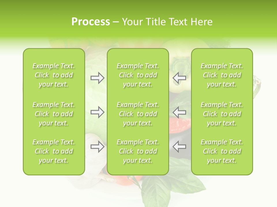 Isolated Orange Organic PowerPoint Template