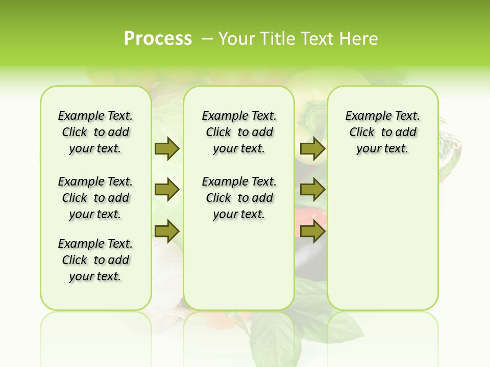 Isolated Orange Organic PowerPoint Template