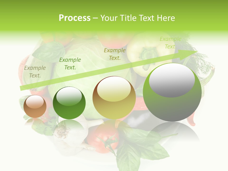 Isolated Orange Organic PowerPoint Template