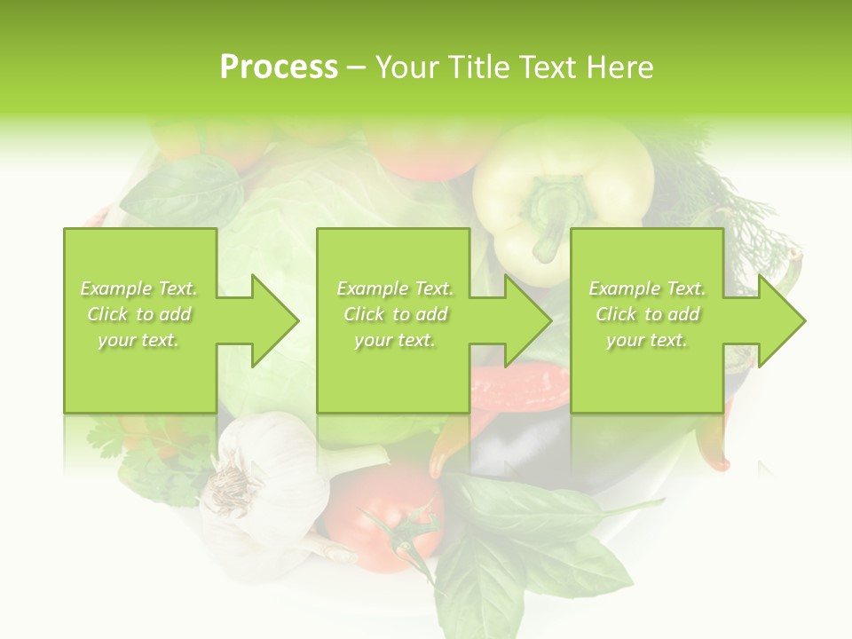 Isolated Orange Organic PowerPoint Template