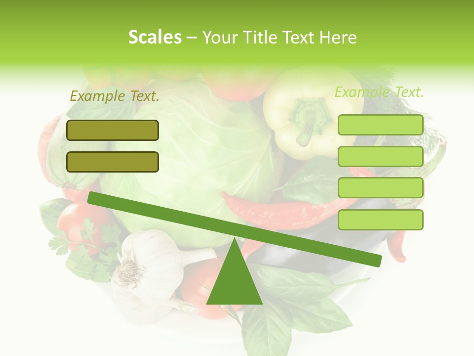 Isolated Orange Organic PowerPoint Template