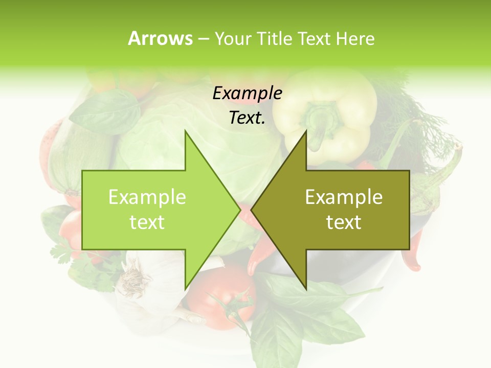 Isolated Orange Organic PowerPoint Template