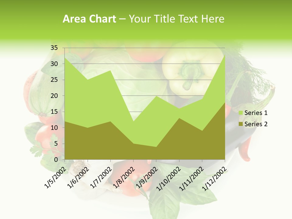 Isolated Orange Organic PowerPoint Template