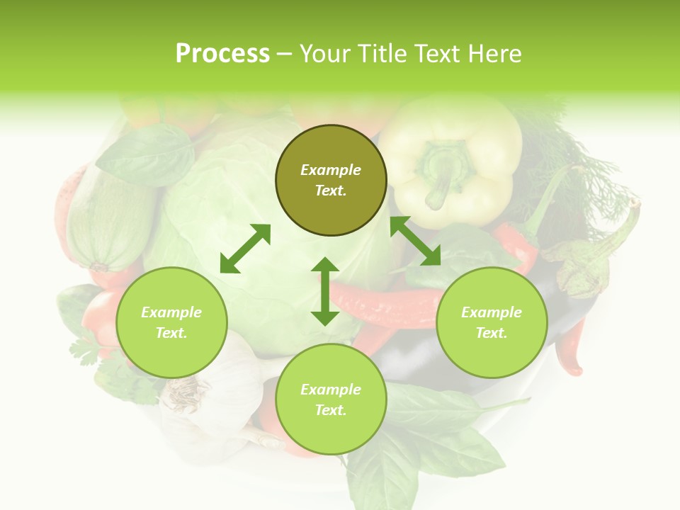 Isolated Orange Organic PowerPoint Template