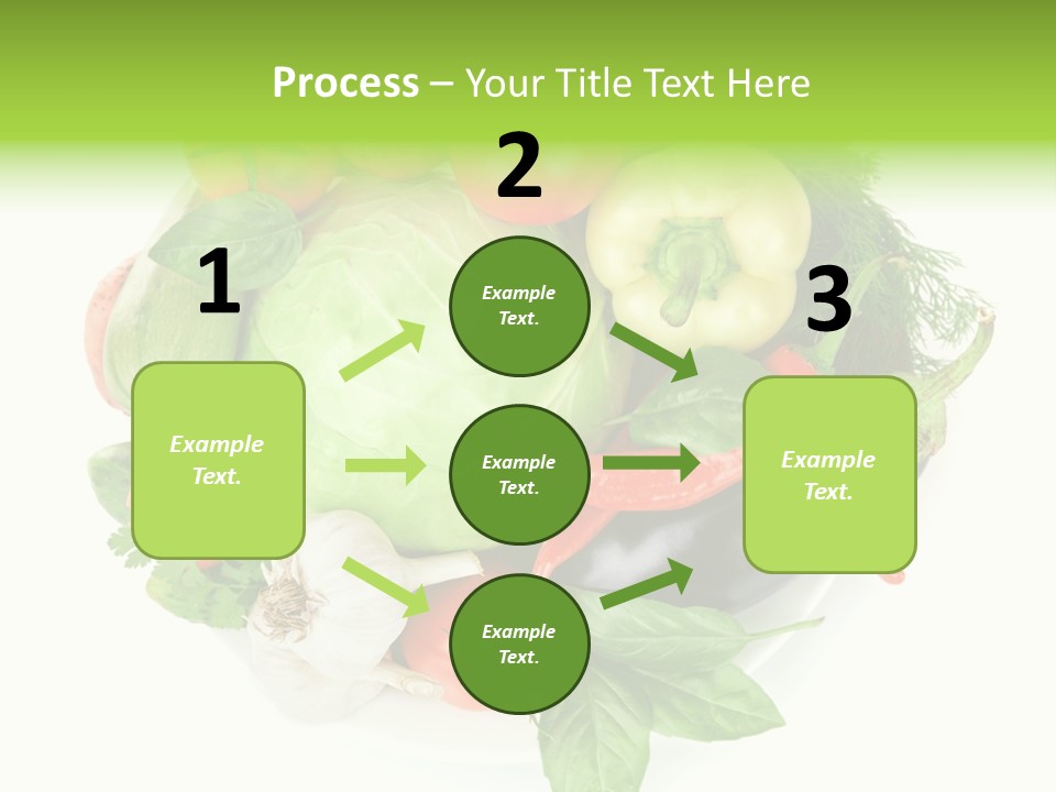 Isolated Orange Organic PowerPoint Template