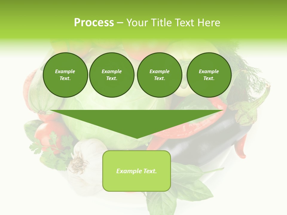 Isolated Orange Organic PowerPoint Template