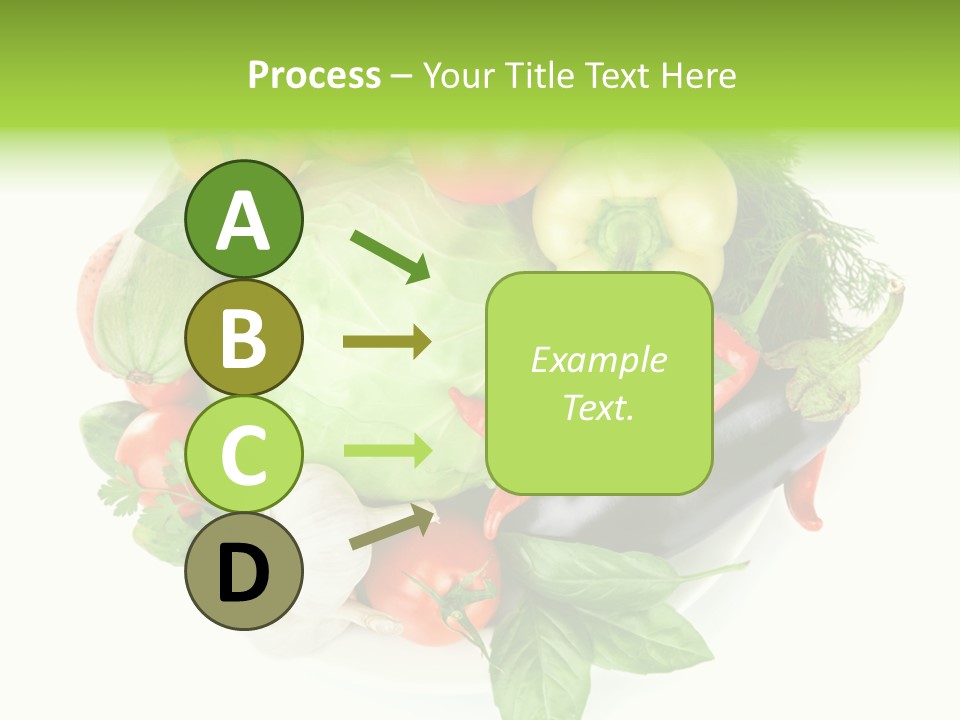Isolated Orange Organic PowerPoint Template
