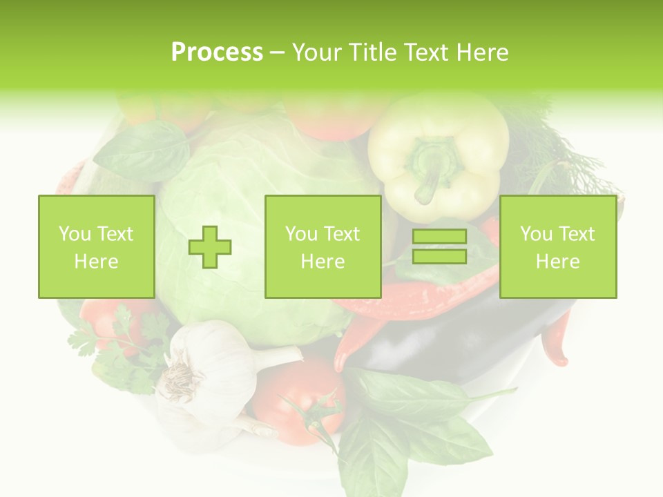 Isolated Orange Organic PowerPoint Template