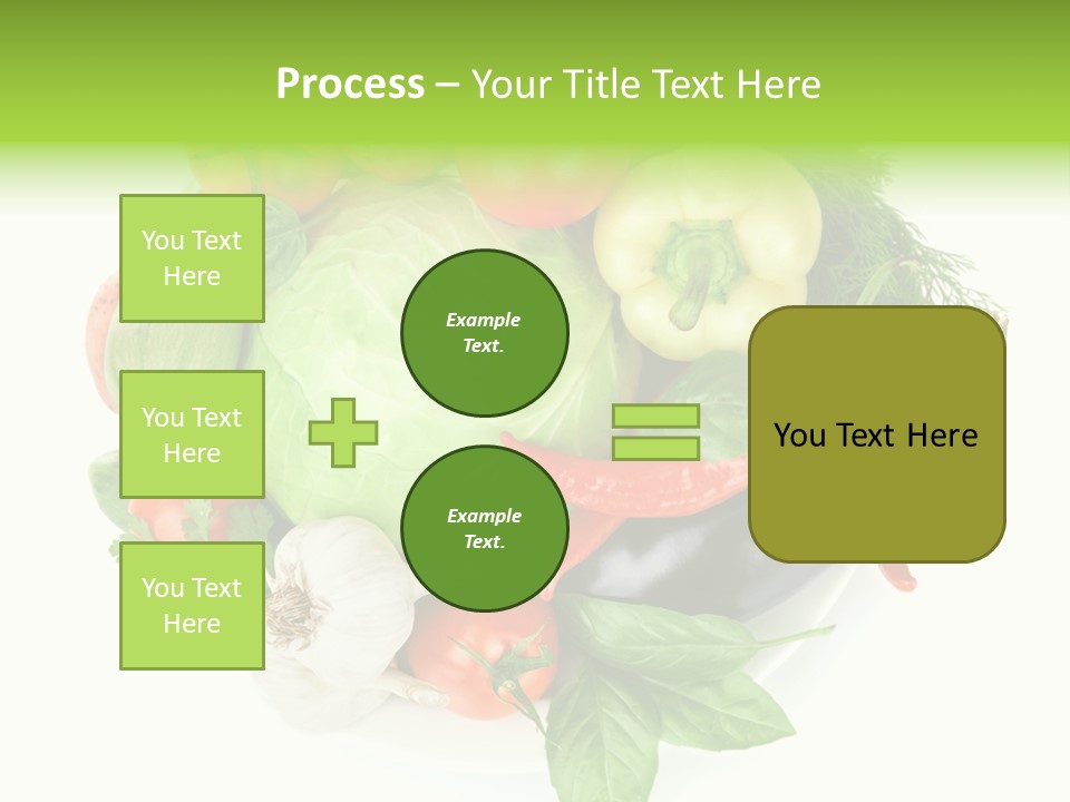 Isolated Orange Organic PowerPoint Template