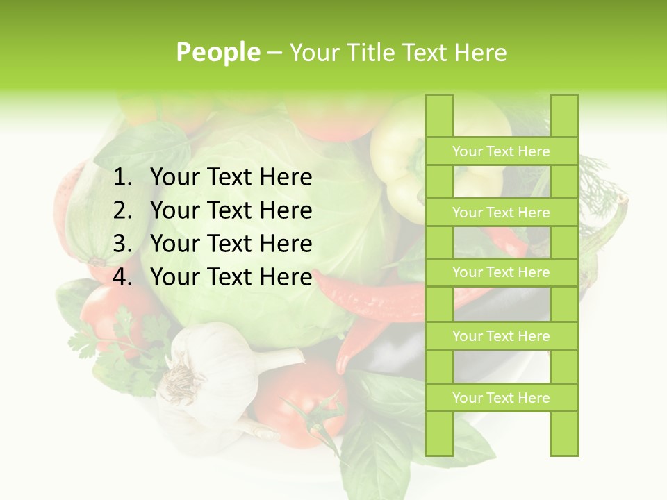 Isolated Orange Organic PowerPoint Template