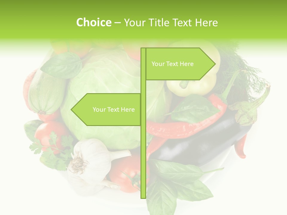 Isolated Orange Organic PowerPoint Template