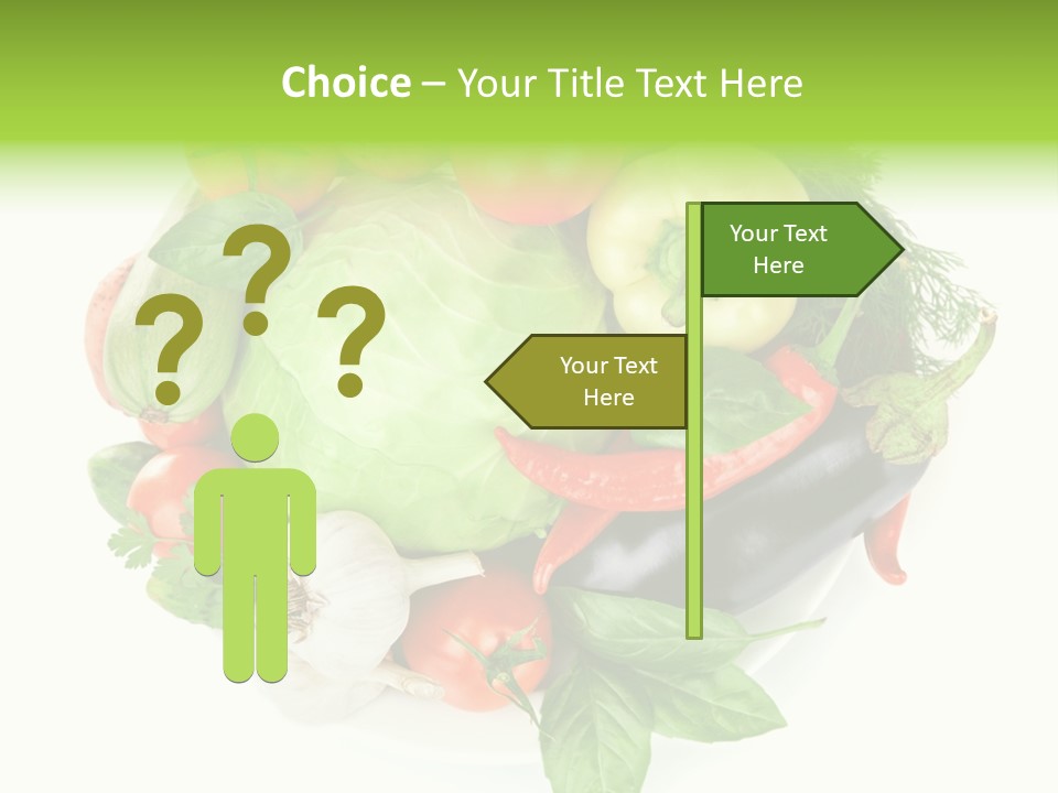 Isolated Orange Organic PowerPoint Template