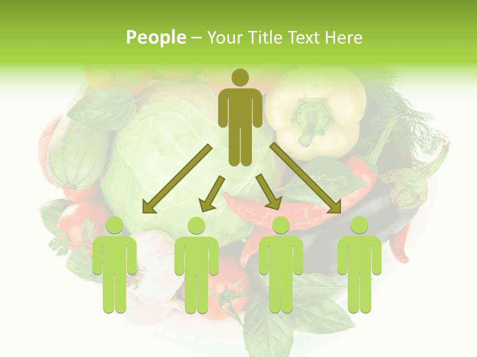 Isolated Orange Organic PowerPoint Template