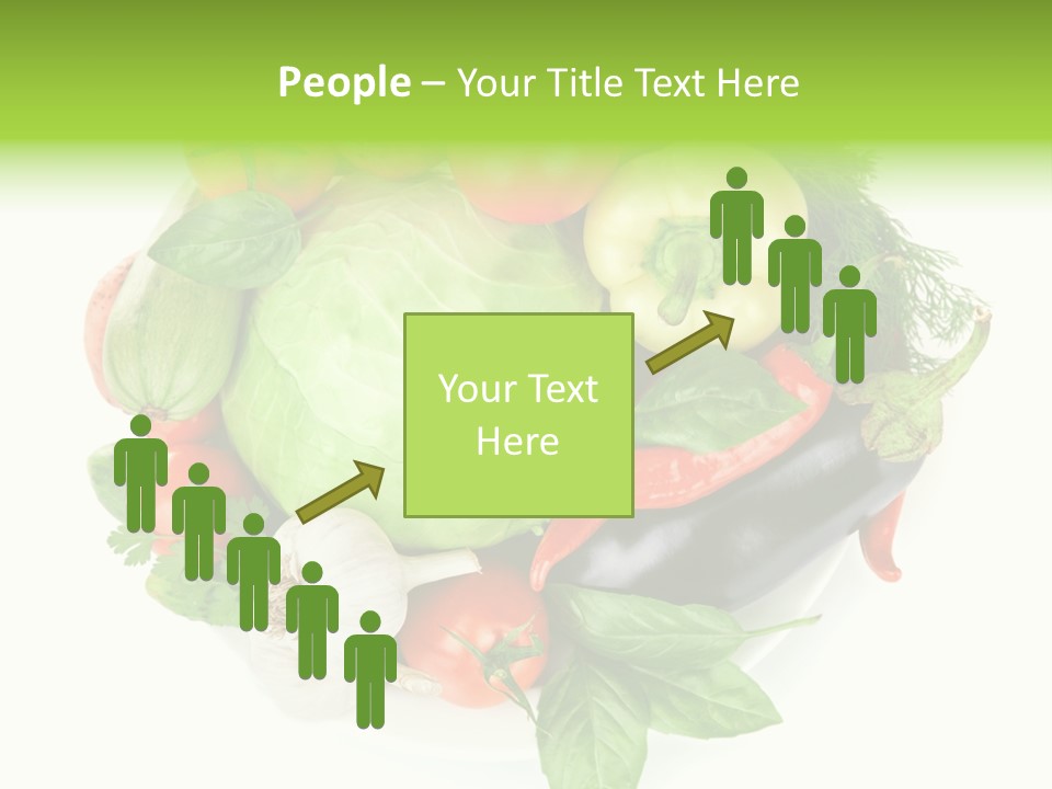 Isolated Orange Organic PowerPoint Template