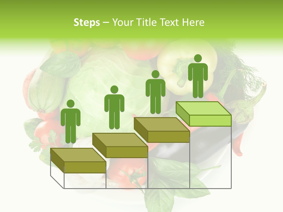 Isolated Orange Organic PowerPoint Template