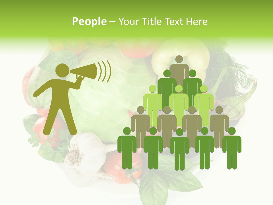 Isolated Orange Organic PowerPoint Template