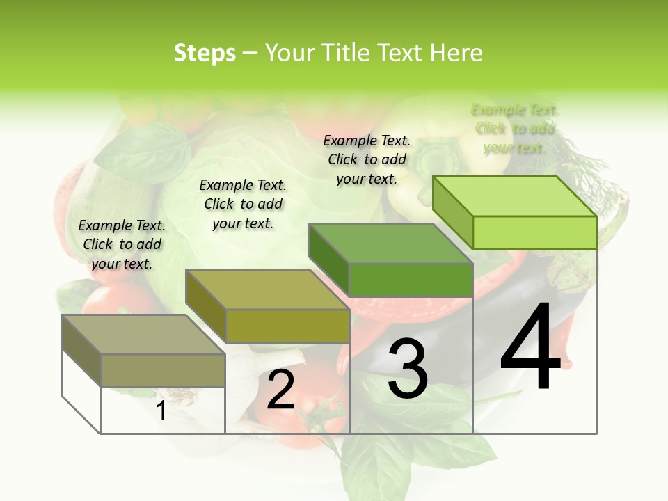 Isolated Orange Organic PowerPoint Template