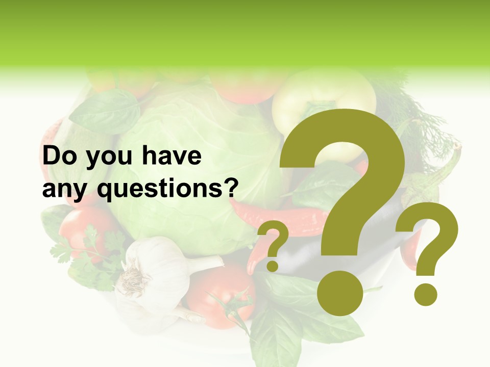 Isolated Orange Organic PowerPoint Template