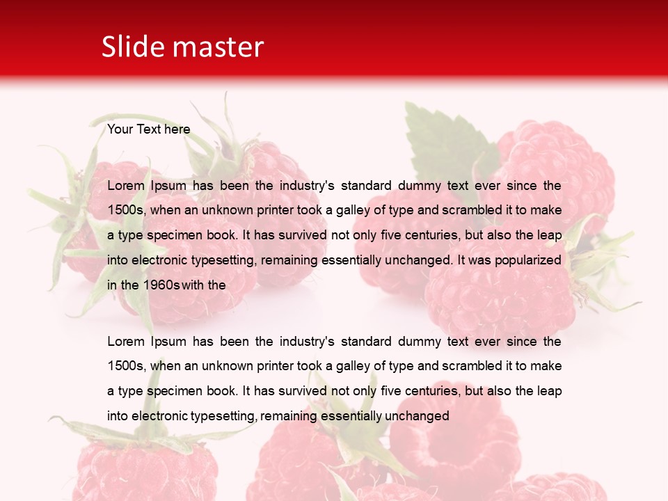 Organic Natural Plant PowerPoint Template