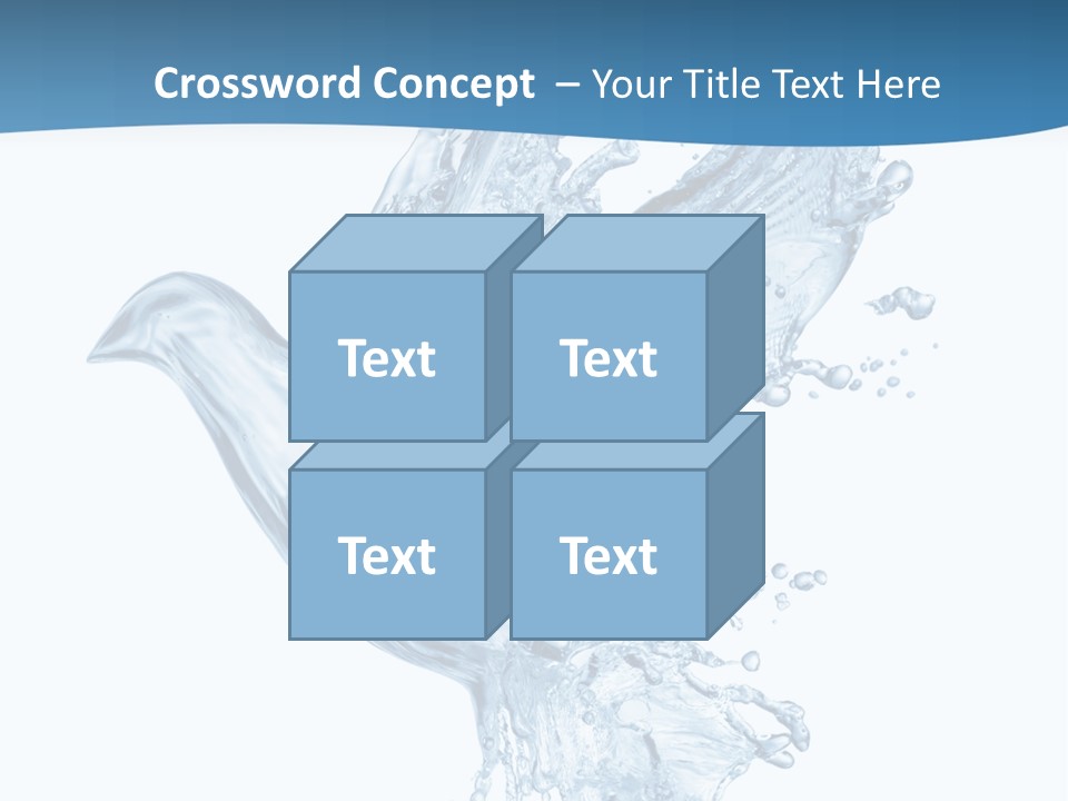 Splash Pigeon Fresh PowerPoint Template