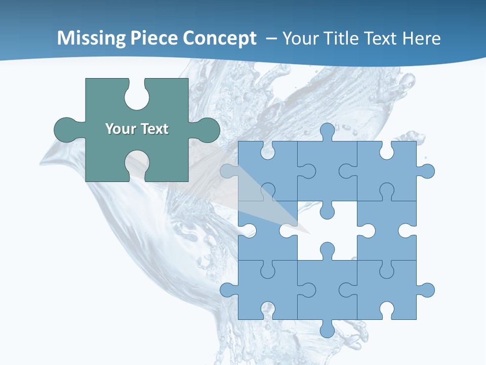 Splash Pigeon Fresh PowerPoint Template