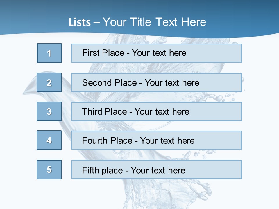 Splash Pigeon Fresh PowerPoint Template