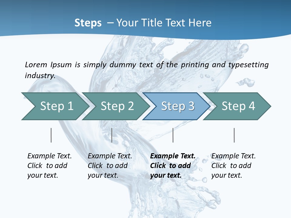 Splash Pigeon Fresh PowerPoint Template